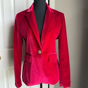 Red Velvet Women's Blazer